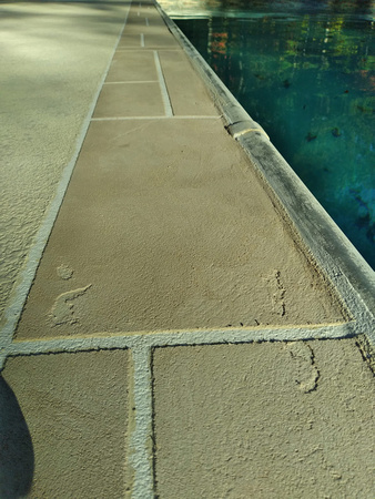 Pool thin finish, CSS, PCC desert beige & chocolate by Kevin Mcilwain 1