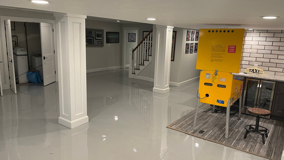 HOP basement combo reflector & flake by DCE Flooring LLC 14