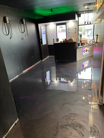 Tanning salon at Sol Tanning in West Chester, REFLECTOR™ Enahancer by DCE Flooring LLC 13