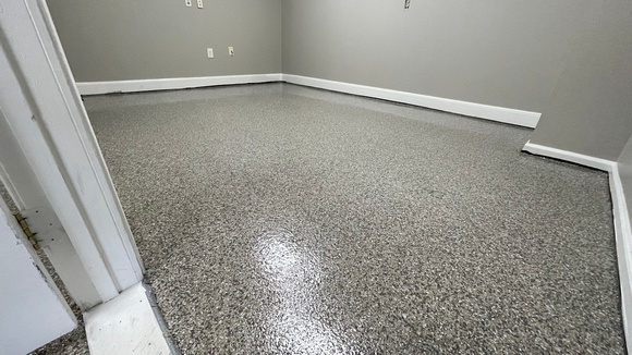 Commercial doggy daycare flake by DCE Flooring LLC 6