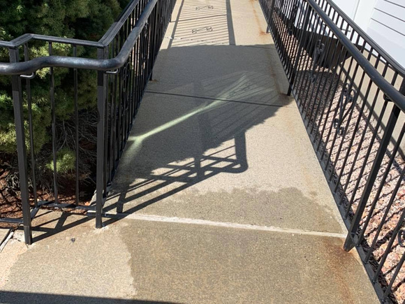 Commercial Sidewalk and steps overlay with pcc oxford gray Liquid Stone Finishes, LLC 8