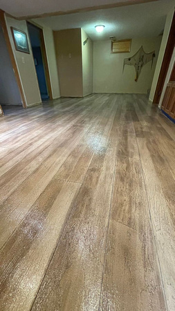 HOP Woodgrain textured overlay by Pro Concrete Coatings 3