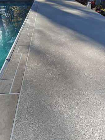 Pool thin finish, CSS, PCC desert beige & chocolate by Kevin Mcilwain 2