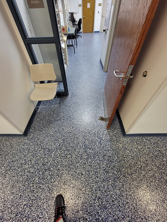 Richmond Heights Police Department and Fire Department, Richmond Heights, Missouri HERMETIC™ Flake by Central Epoxy Flooring 7