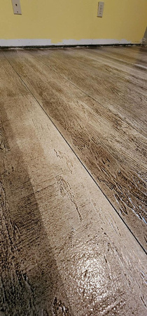 HOP Woodgrain textured overlay by Pro Concrete Coatings 1