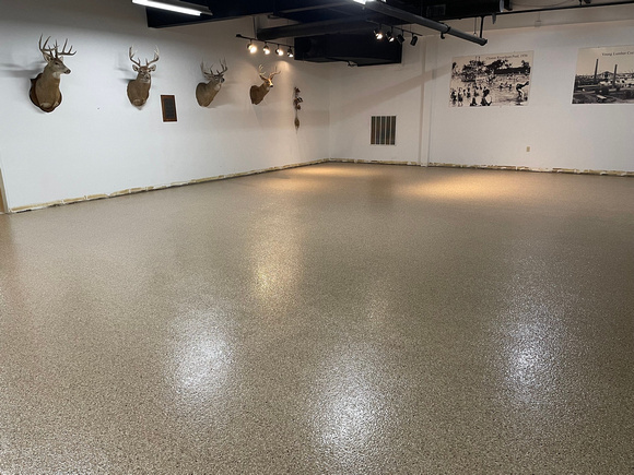 The Sawmill Museum flake by Designer Concrete, LLC. in Clinton Iowa  9