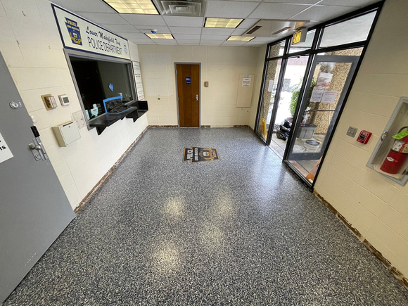 HERMETIC™ Flake Floor at Lower Makefield Police Department by DCE Flooring LLC 5