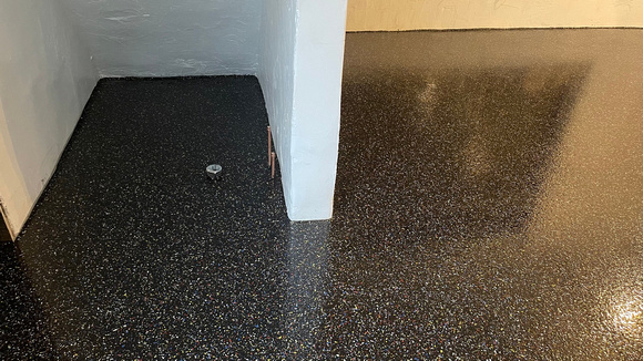 Commercial kitchen flake by DCE Flooring LLC 4