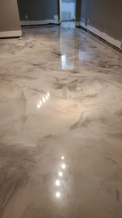 HOP using REFLECTOR™ Enhancer Pearl with titanium highlights by Wall’s Floor Coatings 1