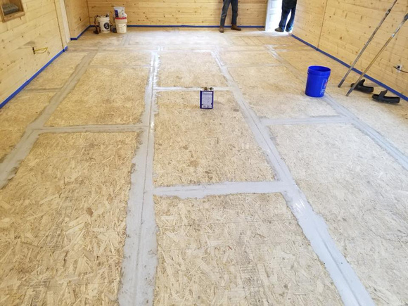 HOP reflector done in 2018 by Quality Interior Finishes LLC over sub floor 5
