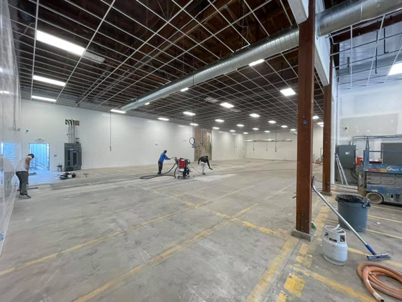 Commercial 10k 'grow' warehouse facility in Puget Sound neat with back track jr pg All Painting, LLC 7