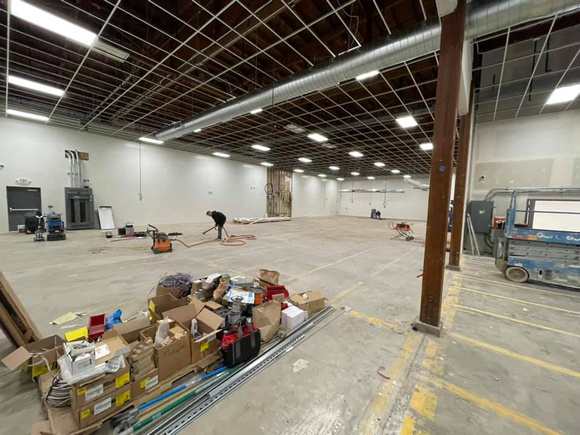 Commercial 10k 'grow' warehouse facility in Puget Sound neat with back track jr pg All Painting, LLC 9