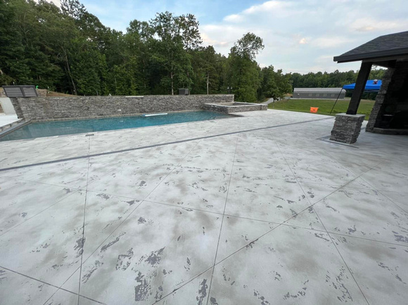 HOP THIN-FINISH Decorative Concrete Overlay using Ulta-Stone by Hopkins Flooring LLC 14