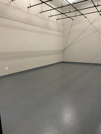 Commercial installed in a commercial film production area at Child Evangelism Fellowship Inc HERMETIC™ Flake by Extreme Floor Coatings, LLC 7