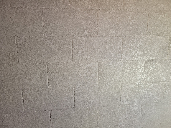 HOP basement walls thin finish knockdown texture and quarts for shower walls by Elite Crete LLC 2
