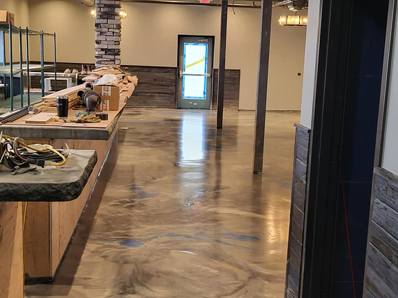 Commercial REFLECTOR™ Enhancer at R Social in Big Lake, MN by Dynamic Concrete 2